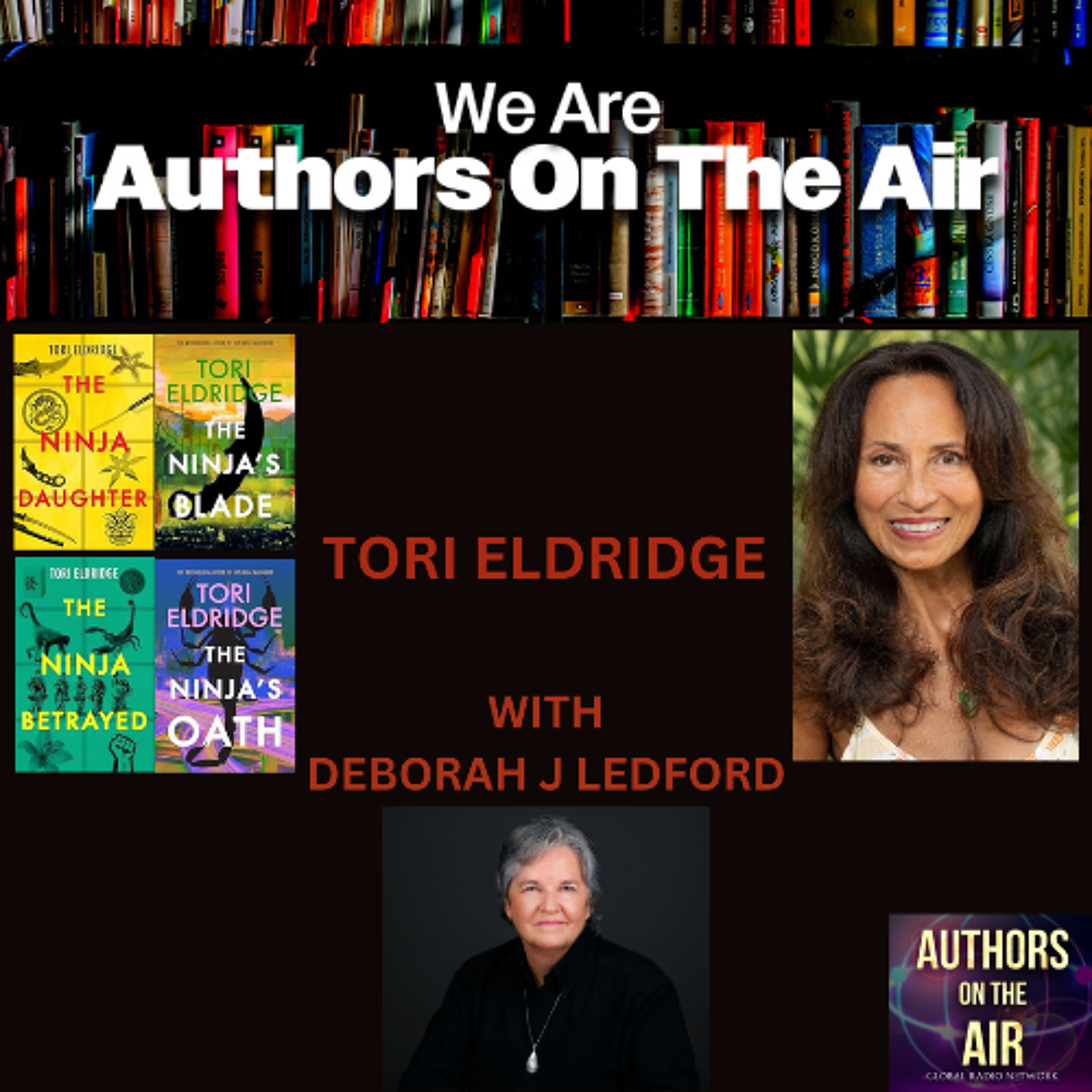 cover of episode Tori Eldridge-Lily Wong Series with Deborah J Ledford Authors on the Air Ep 9