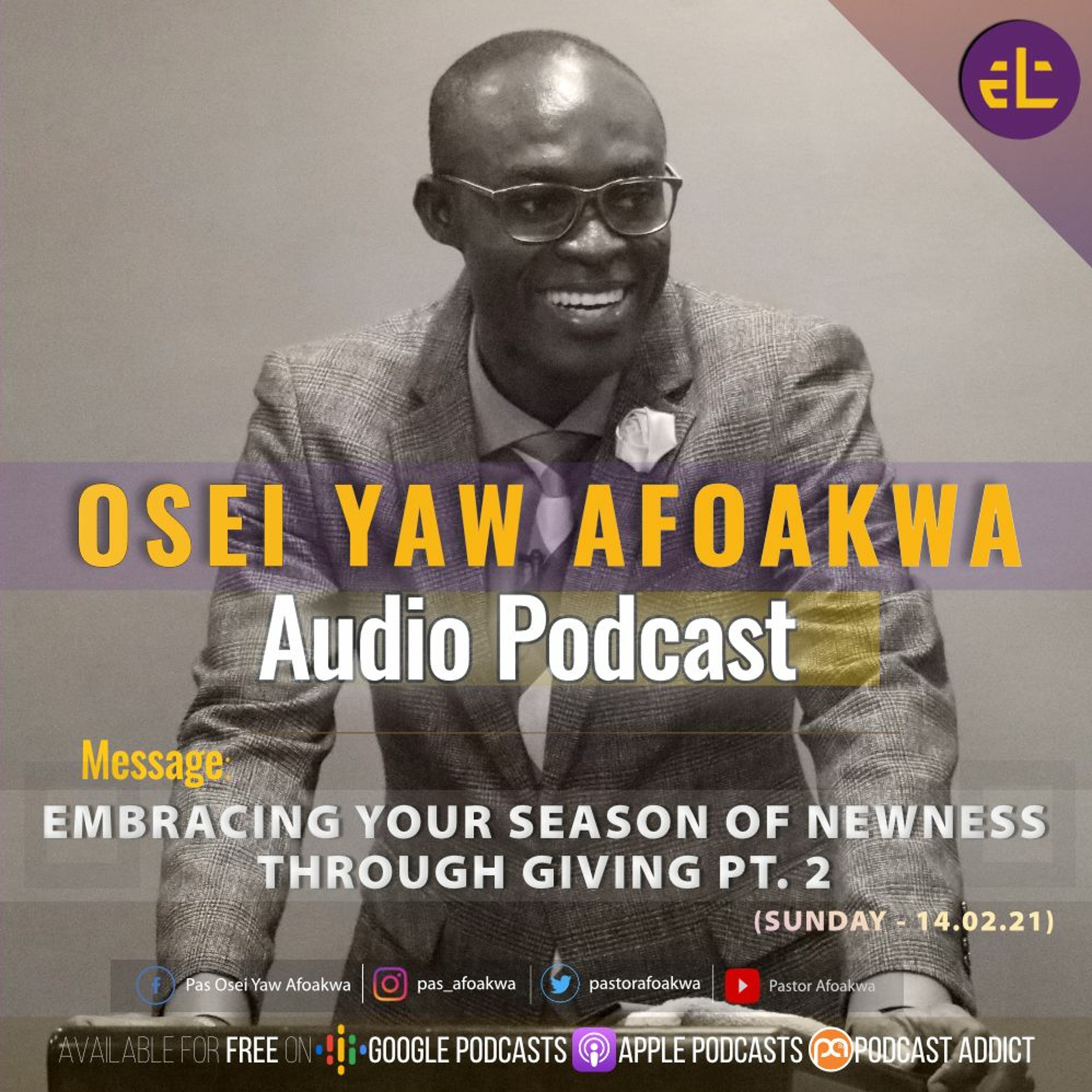 EMBRACING YOUR SEASON OF NEWNESS THROUGH GIVING PT. 2 (14.02.21) episode artwork