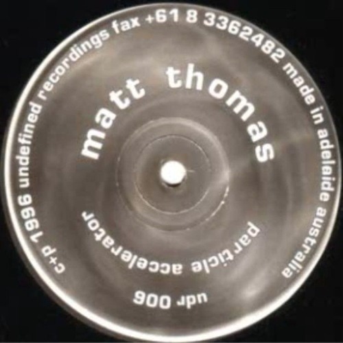 Matt Thomas - Particle Accelerator (A2)