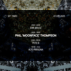 Revibe Emotions presents Phil 'Moonface' Thompson - Live @ Bear Cave 22.03.25
