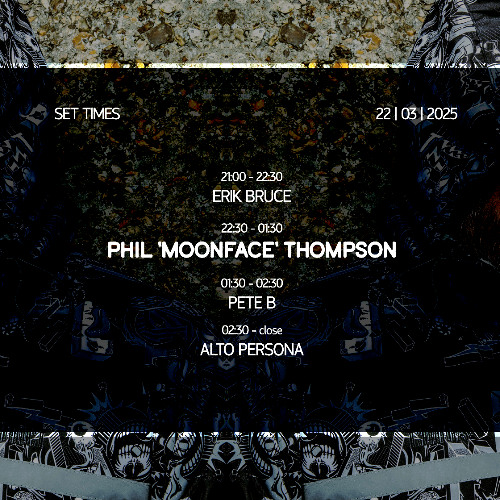 Revibe Emotions presents Phil 'Moonface' Thompson - Live @ Bear Cave 22.03.25