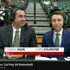 Chris Sylvester and Owen Main, March 26th - New Cal Poly Head Coach Mike DeGeorge