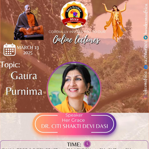 Gaura Purnima 2025 - Hare Krishna Africa