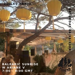 Balearic Sunrise w/ Ariane V - November 2023