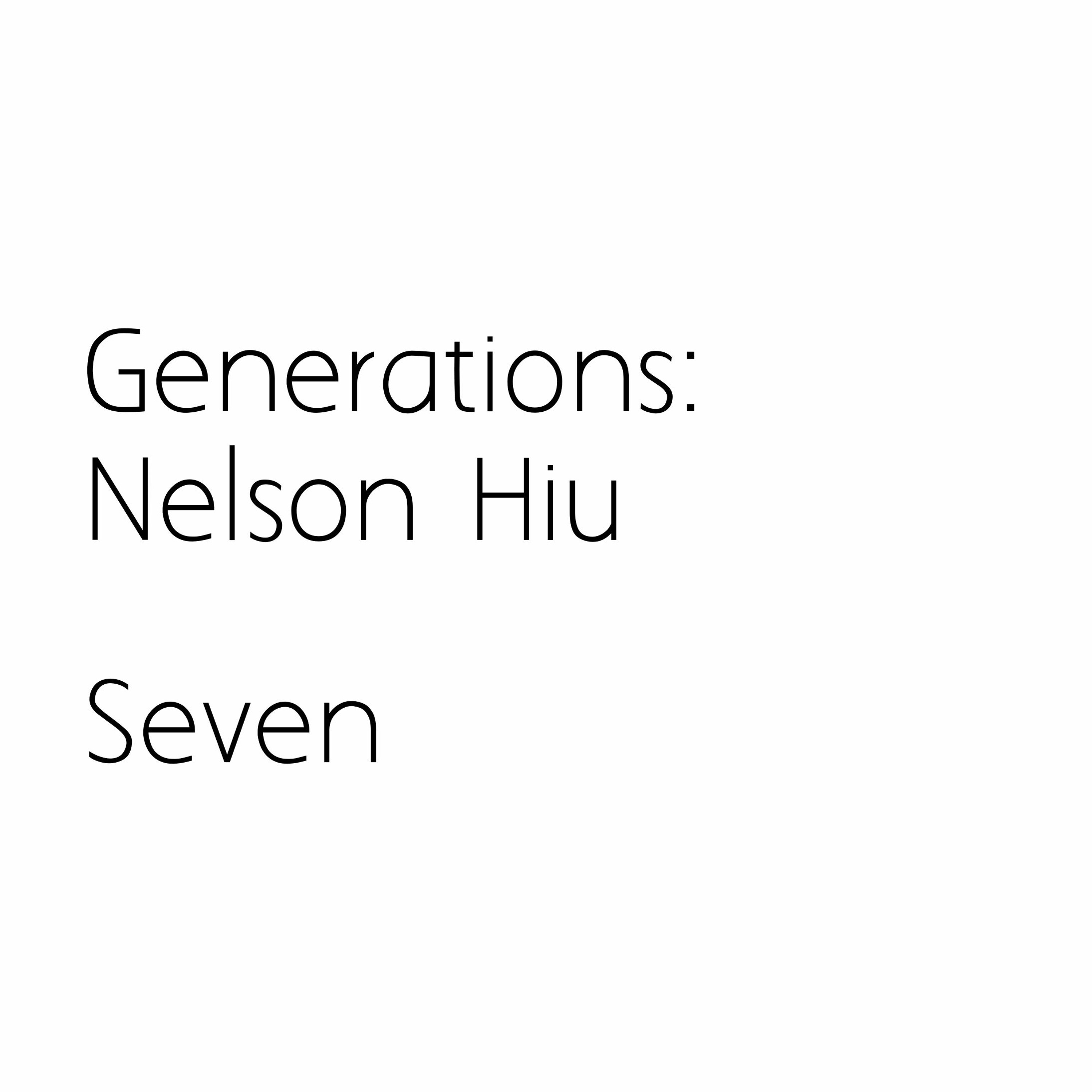 cover of episode Generations : Nelson Hiu : Seven