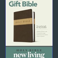 #^DOWNLOAD ⚡ Premium Gift Bible NLT, TuTone (LeatherLike, Dark Brown/Tan, Red Letter)     Imitatio
