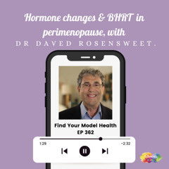 #362 Hormone changes and BHRT in perimenopause with Dr Daved Rosensweet.