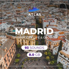 Madrid, Spain Sound Effects Library Audio Demo Preview Montage
