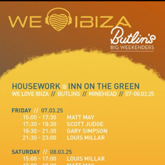 SARAH CLARKE // INN ON THE GREEN // WE LOVE IBIZA // BUTLINS // MINEHEAD // 07.03.25