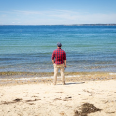 Looking Out To Sea