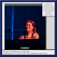 Rooibosch @ Operator | WOLFS | 23.09.2023