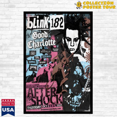 Blink-182 October 2-5 2025 Aftershock Festival Sacramento CA Concert Poster