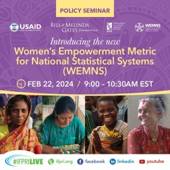 Introducing the new Women’s Empowerment Metric for National Statistical Systems (WEMNS)