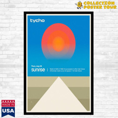 Tycho Vancouver BC August 28 2025 Official Concert Poster