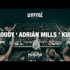 ADRIÁN MILLS b2b CLOUDY b2b KUKO I UNREAL Stagehosting I Nibirii Festival (FULL SET)