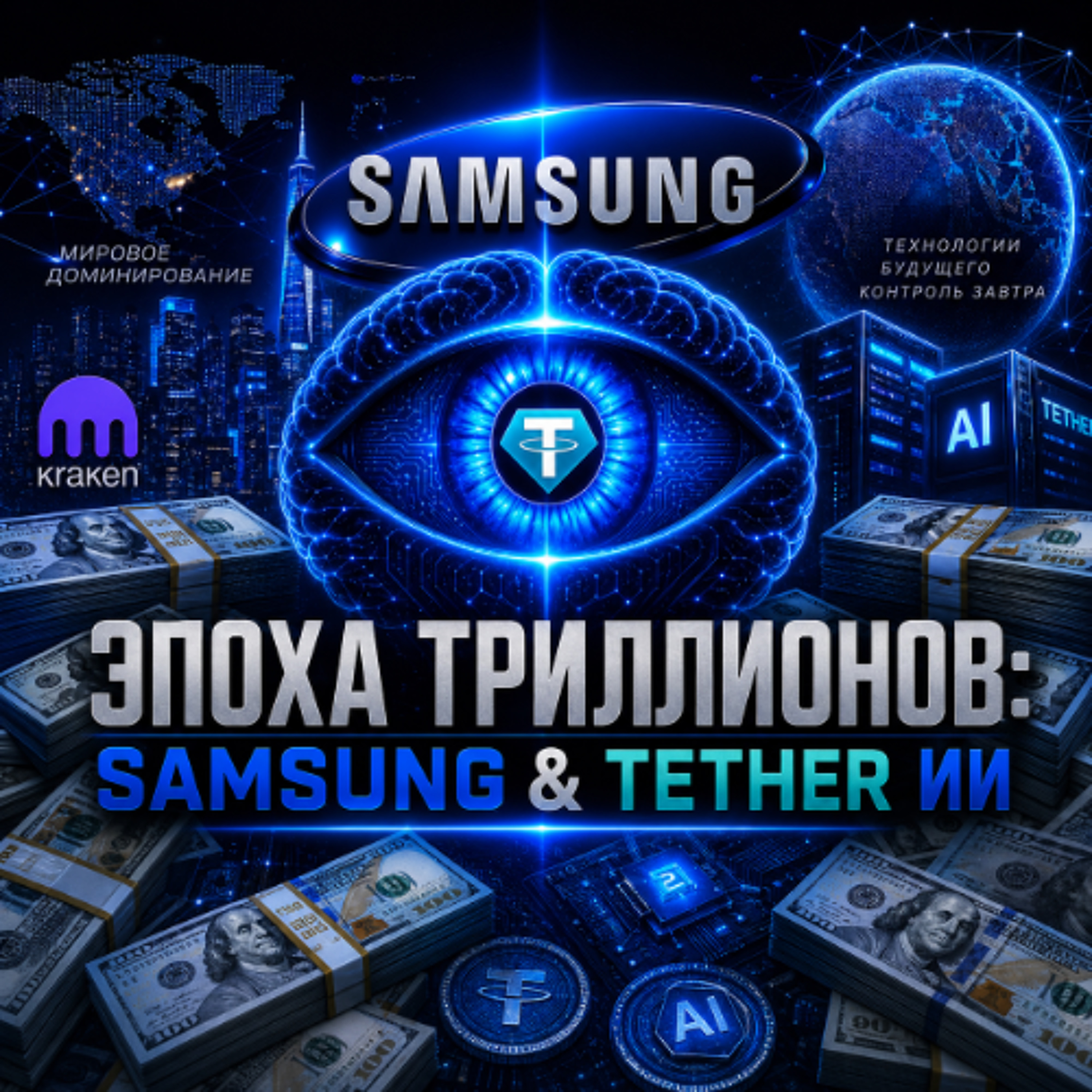 SAMSUNG ЗА $1 ТРЛН, KRAKEN ПОКУПАЕТ АЗИЮ И СУПЕР ИИ ОТ TETHER! ЧТО ПРОИСХОДИТ?