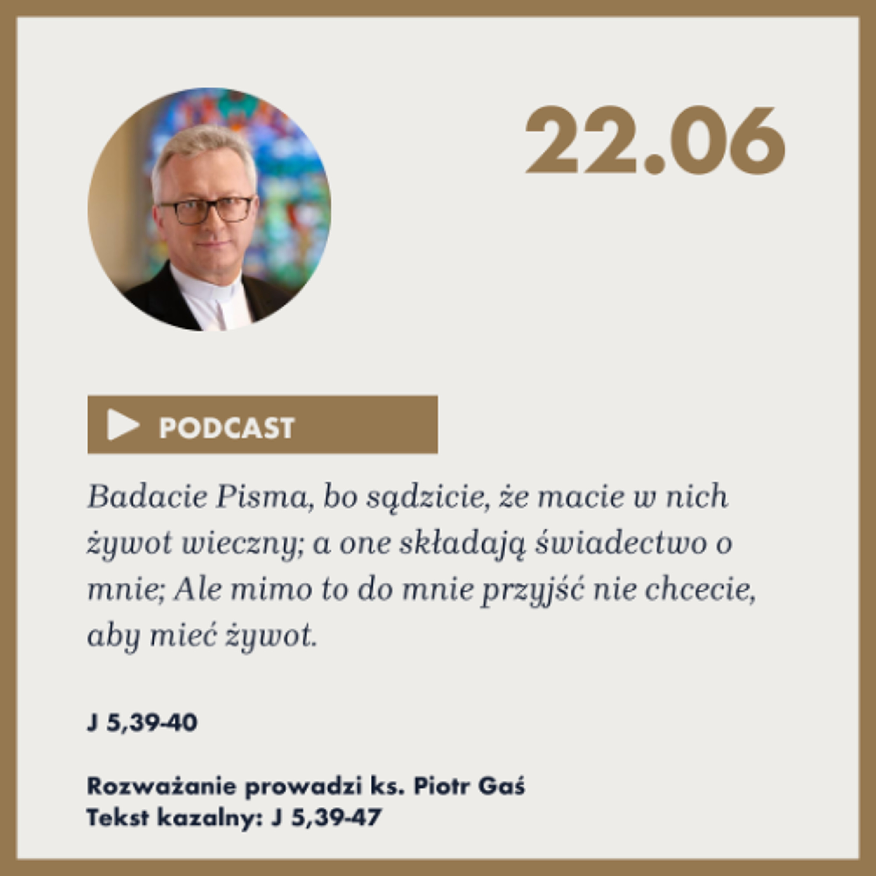 Rozważanie z nabożeństwa z 22 czerwca 2025 episode artwork