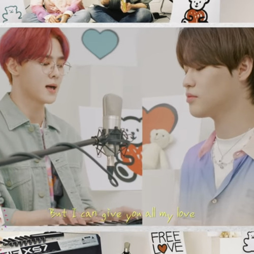 Cover | KUN, CHENLE NCT - free love (HONNE)