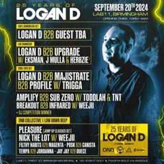 DNB COLLECTIVE PRESENTS: 25 YEARS OF LOGAN D - JHITZU & VIZION - B2B DJ ENTRY
