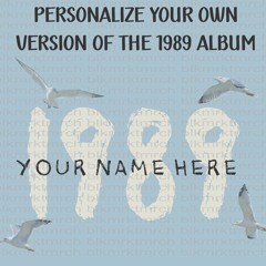 Personalized Taylor Swift – 1989 (Taylor’s Version) Album – Sweatshirt