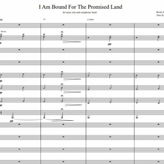 I Am Bound For The Promised Land for Symphonic Band (2023)