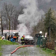 VIU' - Camper in fiamme in frazione Aires