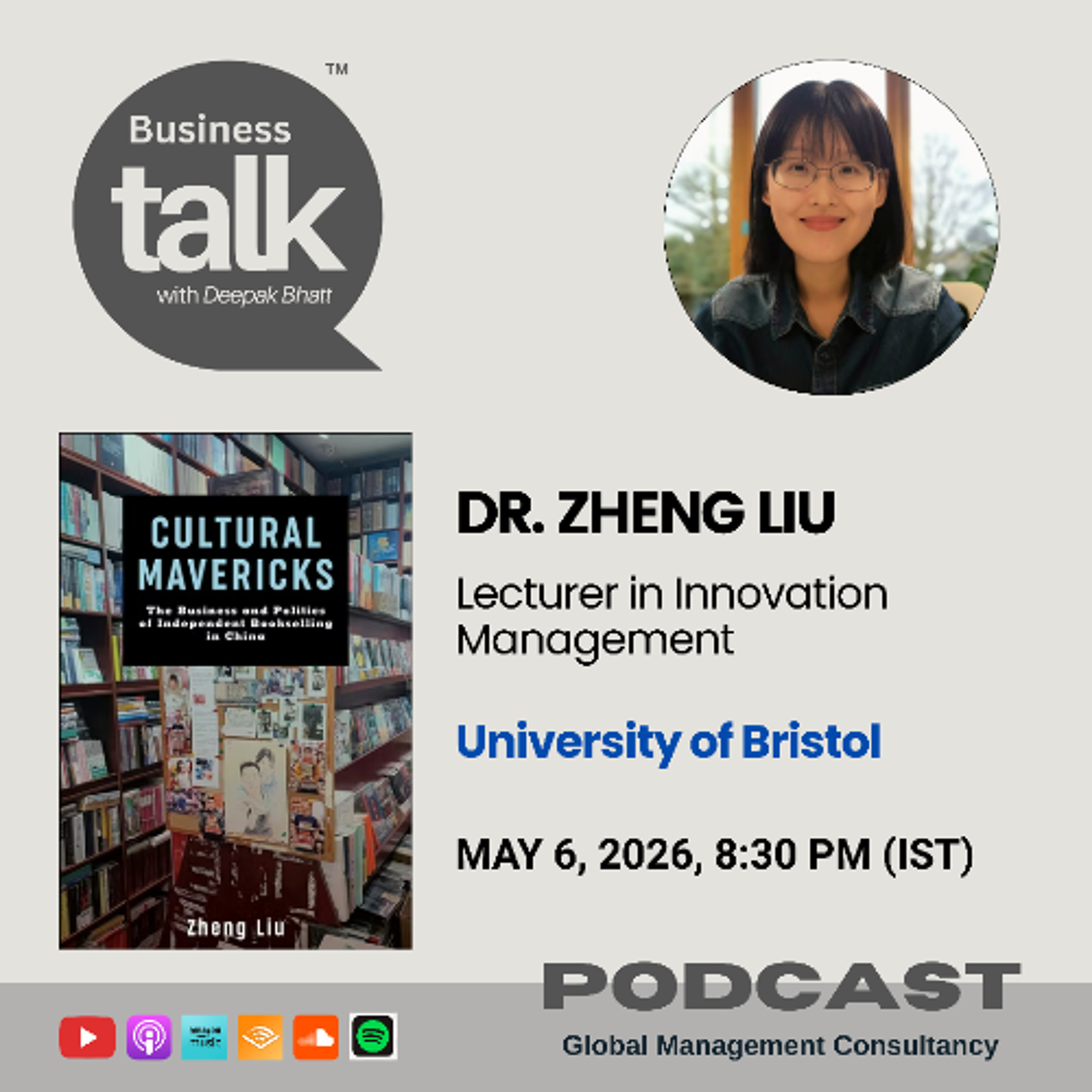 Business, Politics, and Books: Dr. Zheng Liu on Independent Bookselling in China episode artwork