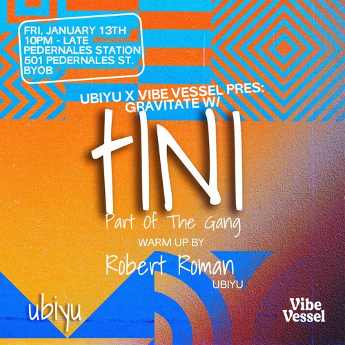 Robert Roman Warm Up @ ubiyu x Vibe Vessel w/ tINI