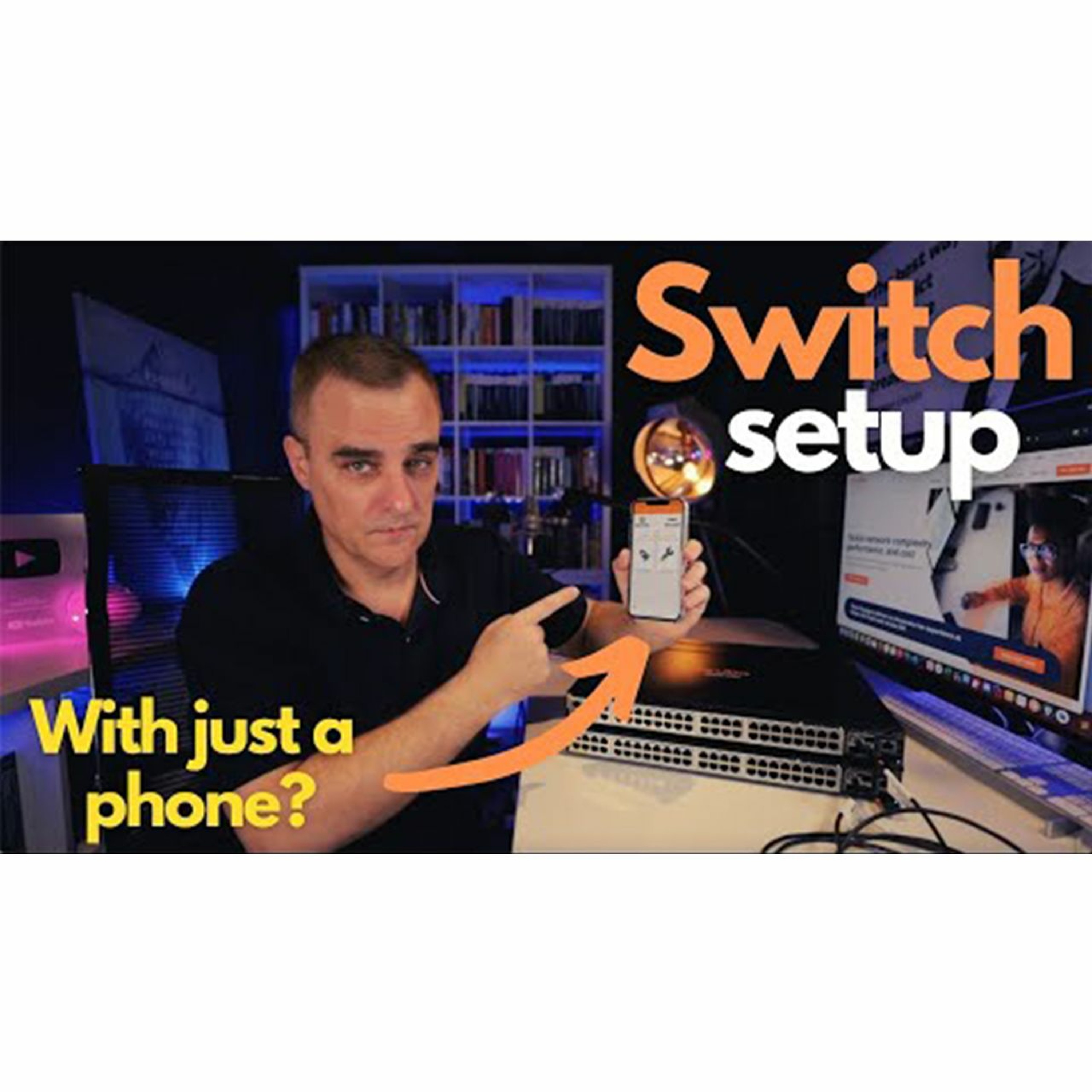 cover of episode #319: Can you configure networks with a phone? Includes FREE courses // Aruba switch initial setup