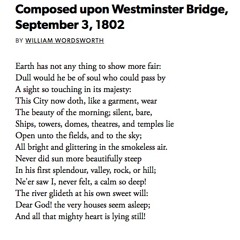 11 Composed upon Westminster Bridge, September 3, 1802 by William Wordsworth