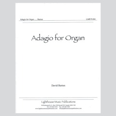 Adagio (David Barton) Solo Organ
