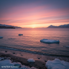 winter sunset