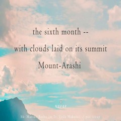 with clouds laid on its summit [naviarhaiku440]