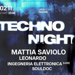 Mattia Saviolo @ LOCO, Padova 02.11.24 (1 Hour Extract)