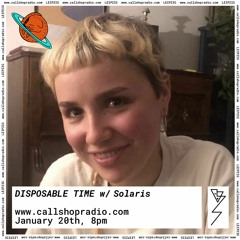 Disposable Time w/ Solaris 20.01.22