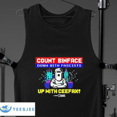 Count Binface Down With Fascists Up With Ceefax Shirt