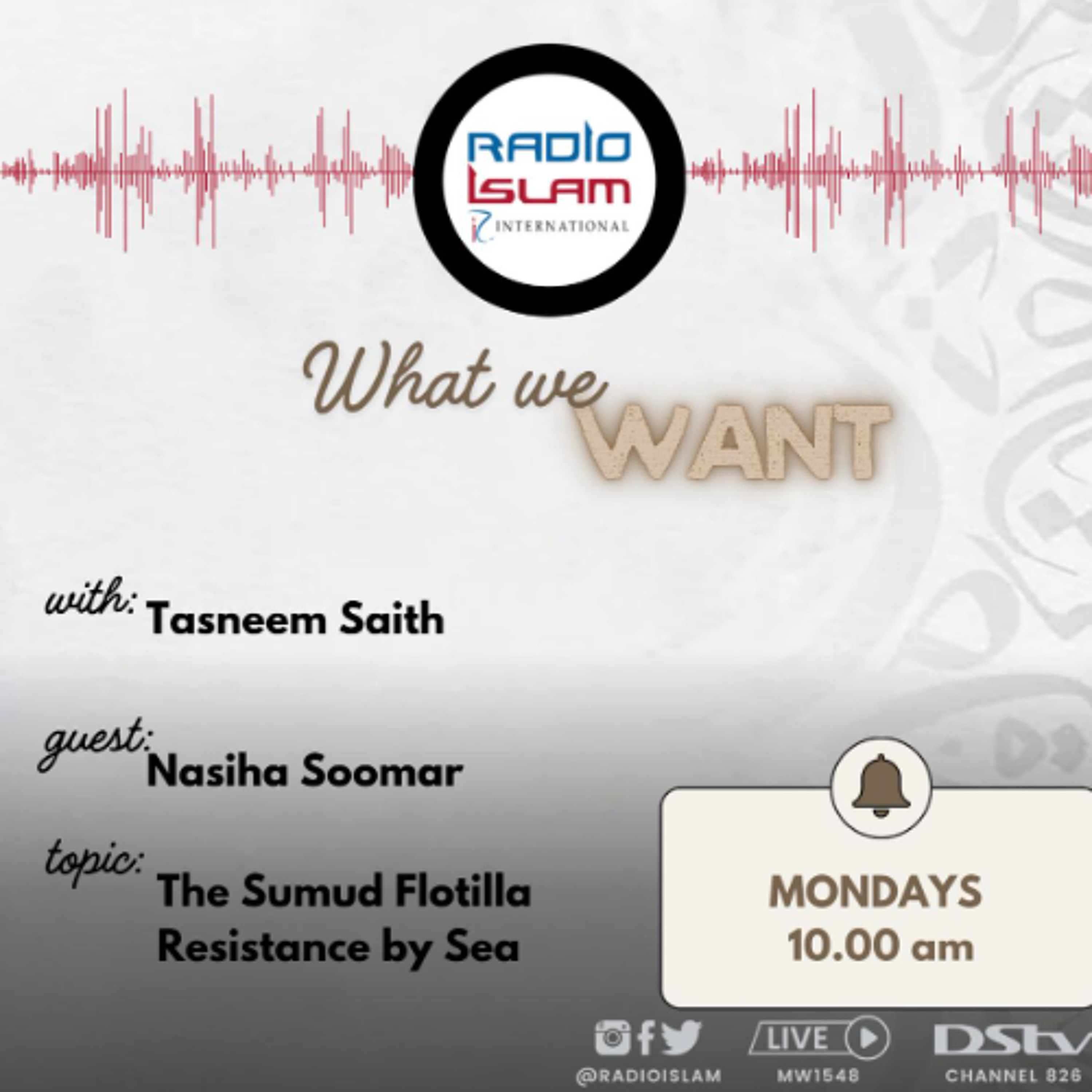 What We Want - The Sumud Flotilla | Resistance by Sea