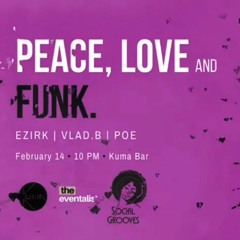 Peace, Love & Funk at Kuma Bar