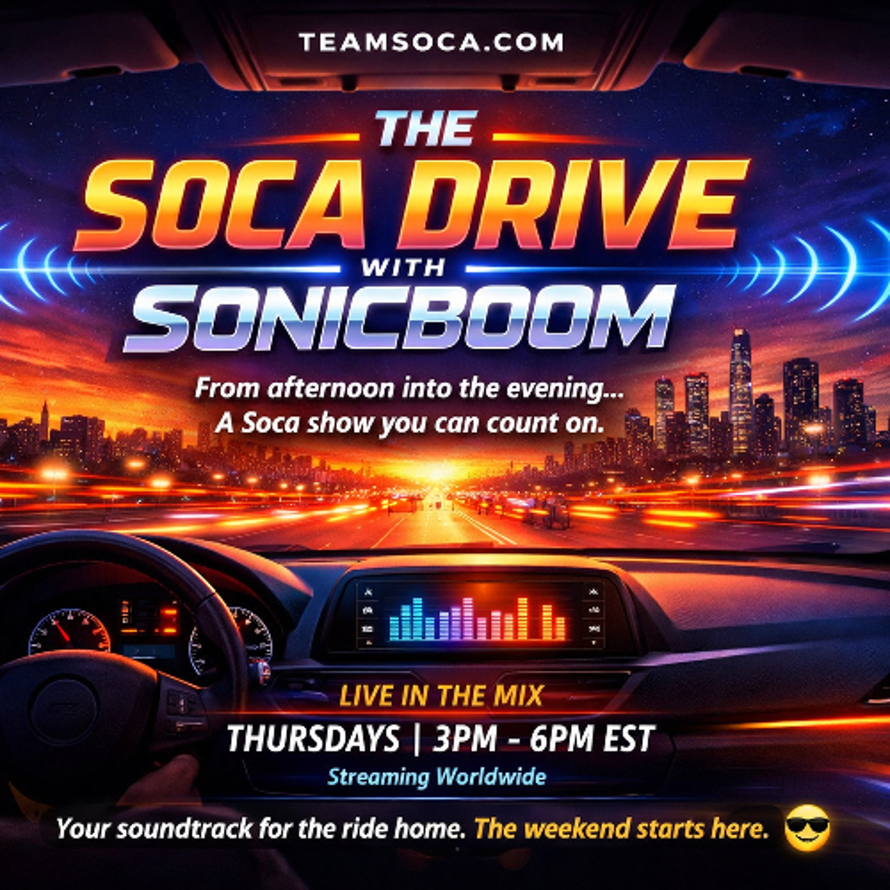 [RADIO] SOCA DRIVE SHOW - (Teamsoca.com) - 4.30.26