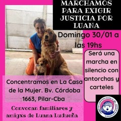 Marcharán este domingo en Pilar para pedir justicia por Luana Ludueña