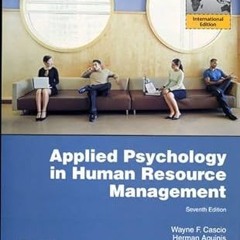 [>>Free_Ebooks] Applied Psychology in Human Resource Management by Wayne F Cascio (2010-01-05)