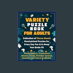 ??pdf^^ ✨ Variety Puzzle Book For Adults: 100+ different themes based enjoyable but challenging lo