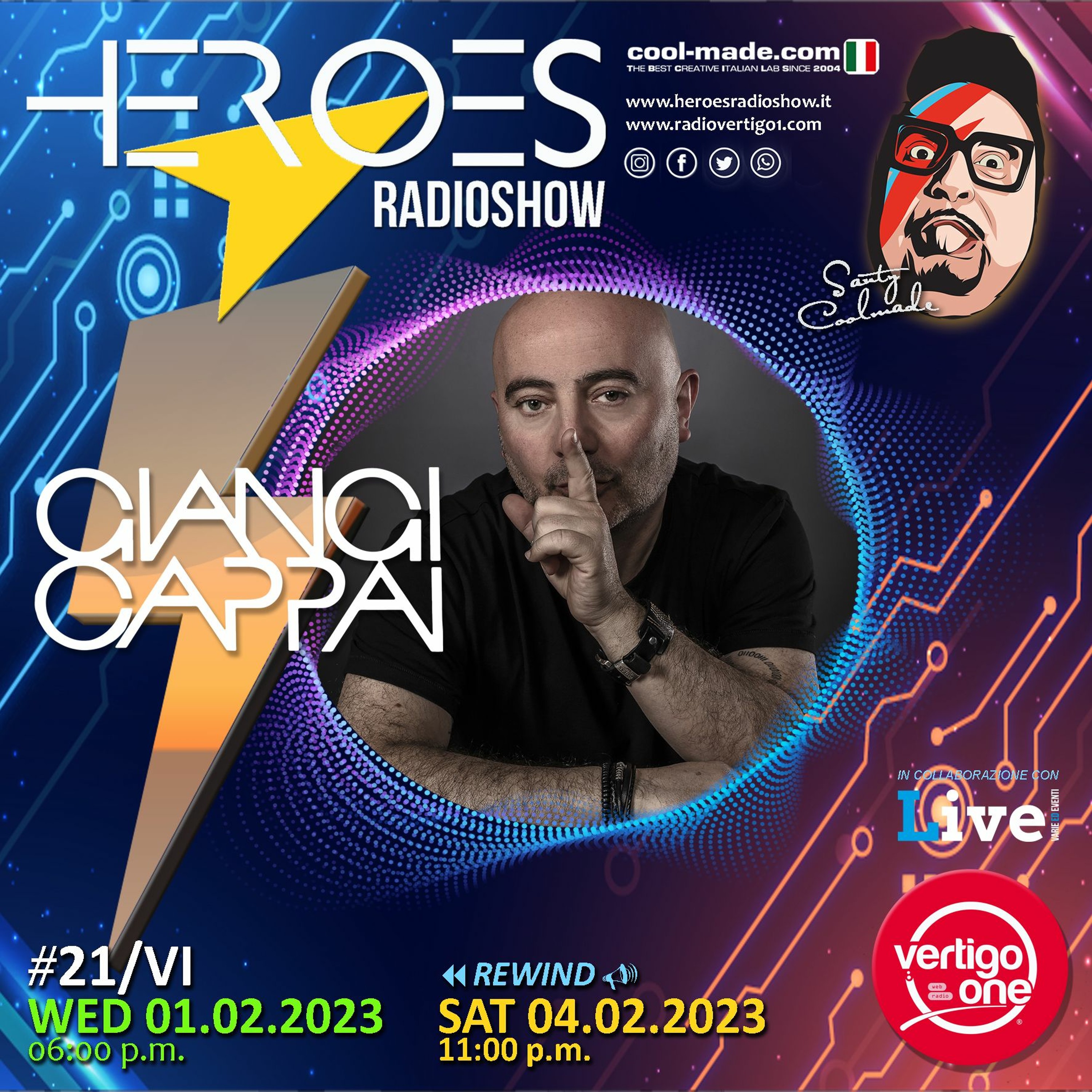 #21/2022-23> HEROES RadioShow - Special Guest GIANGI CAPPAI episode artwork