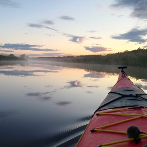 Night canoeing in Lårstaviken