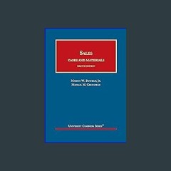 {PDF} ❤ Sales, Cases and Materials (University Casebook Series) Full Pages