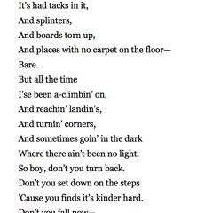 353 Mother to Son by Langston Hughes, read by Adjoa Andoh