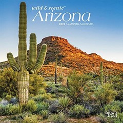 [FREE] EBOOK 💙 Arizona Wild & Scenic 2022 7 x 7 Inch Monthly Mini Wall Calendar, USA