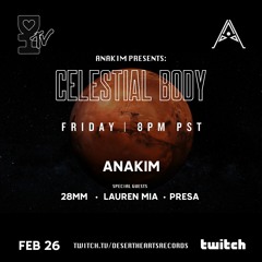 Presa Live @ Anakim Presents: Celestial Body x Desert Hearts Black