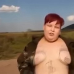 Fat Russian Kid Rapping In Wild