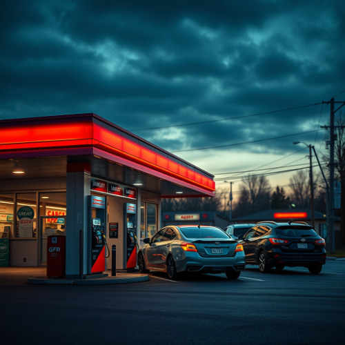 where we go for gas and food